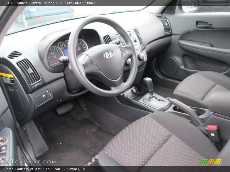 Quicksilver / Black 2010 Hyundai Elantra Touring GLS