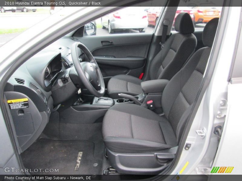 Quicksilver / Black 2010 Hyundai Elantra Touring GLS