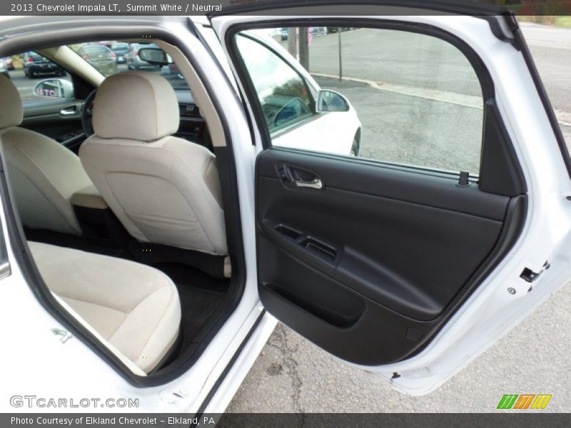 Summit White / Neutral 2013 Chevrolet Impala LT