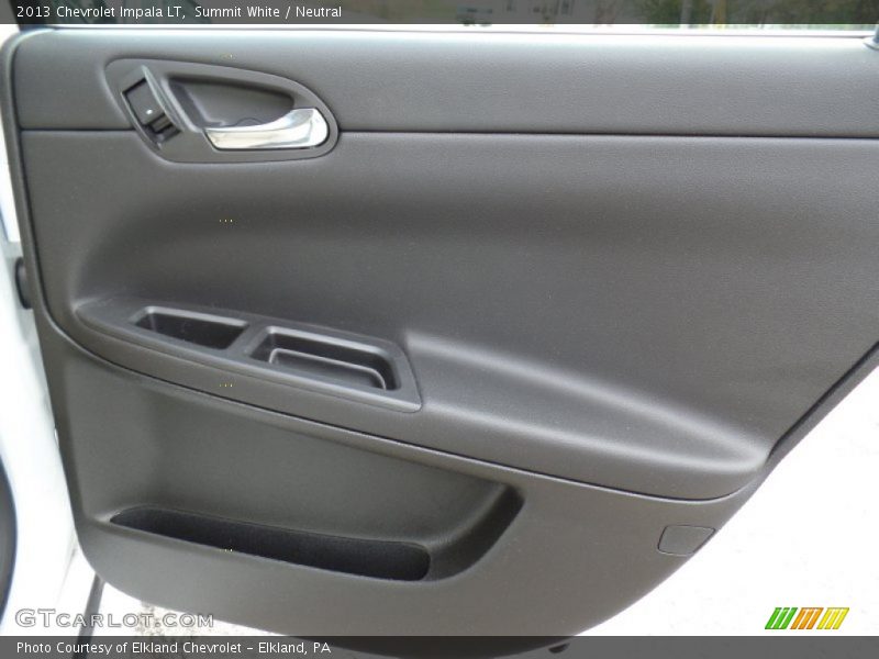 Summit White / Neutral 2013 Chevrolet Impala LT