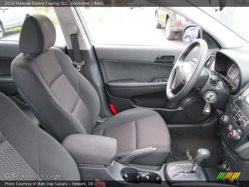 Quicksilver / Black 2010 Hyundai Elantra Touring GLS