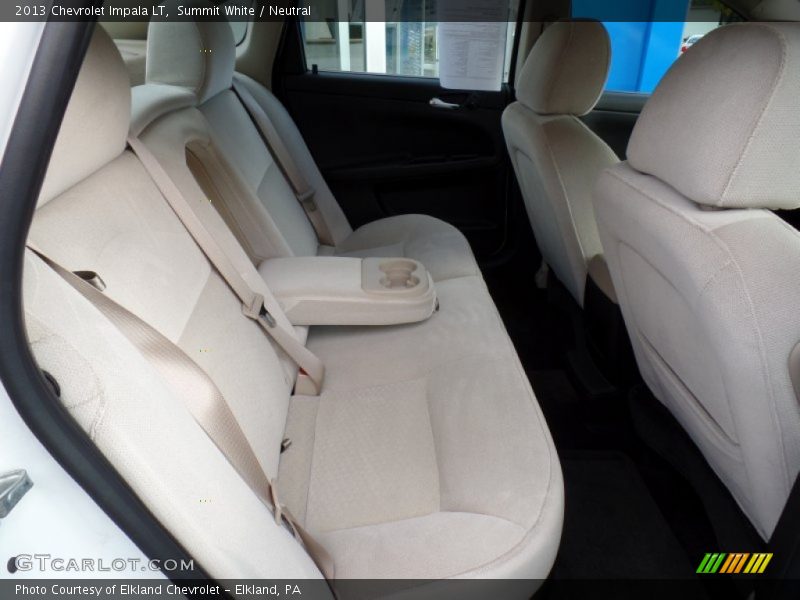 Summit White / Neutral 2013 Chevrolet Impala LT