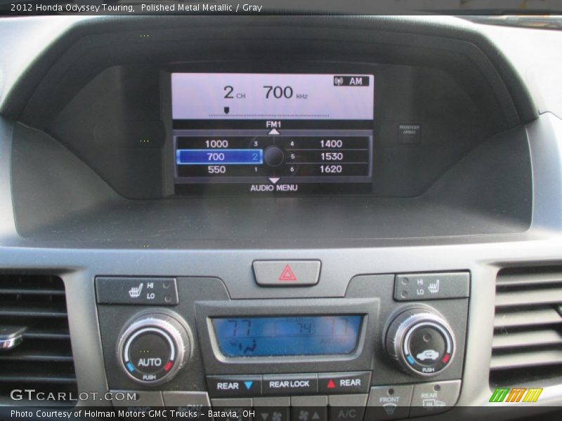 Polished Metal Metallic / Gray 2012 Honda Odyssey Touring