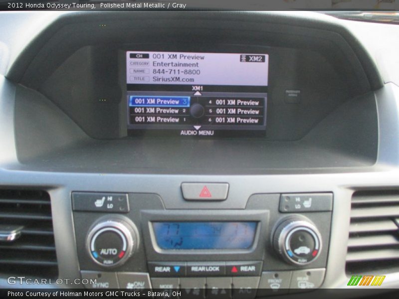 Polished Metal Metallic / Gray 2012 Honda Odyssey Touring