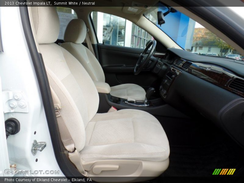 Summit White / Neutral 2013 Chevrolet Impala LT