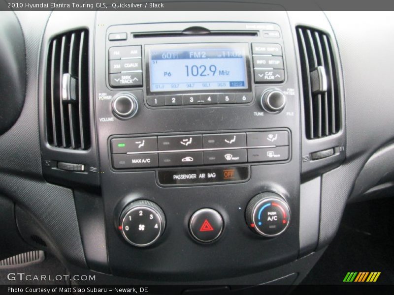 Quicksilver / Black 2010 Hyundai Elantra Touring GLS