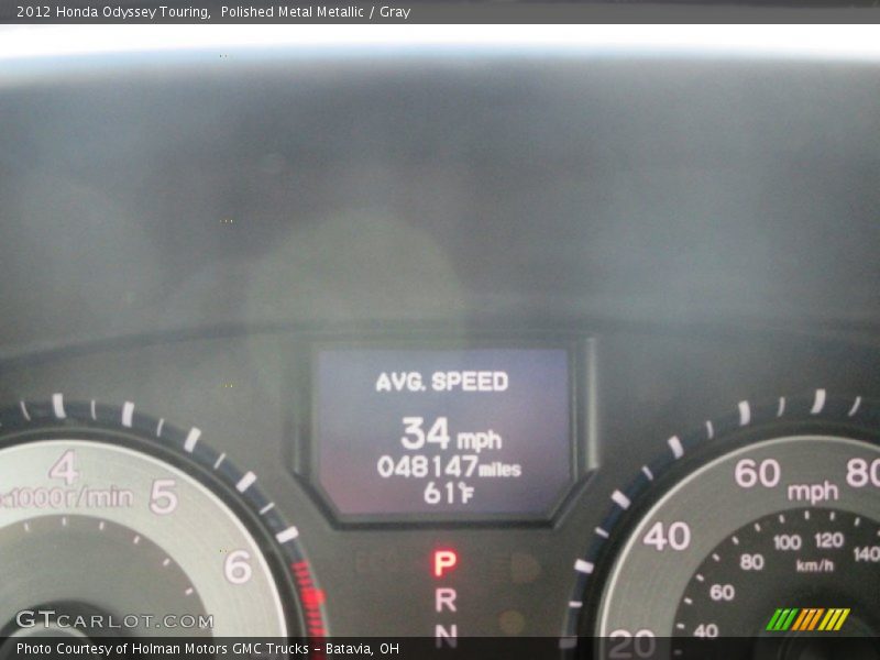Polished Metal Metallic / Gray 2012 Honda Odyssey Touring