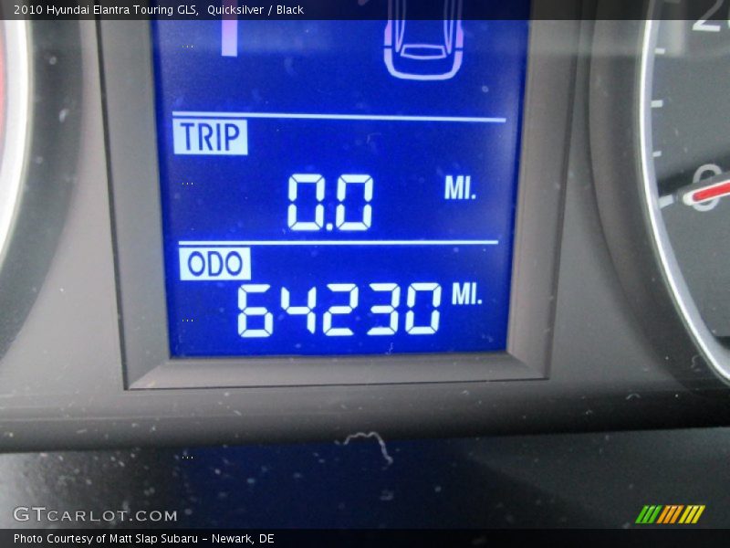Quicksilver / Black 2010 Hyundai Elantra Touring GLS