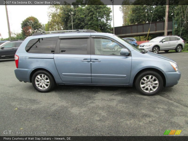 Glacier Blue / Gray 2007 Kia Sedona EX