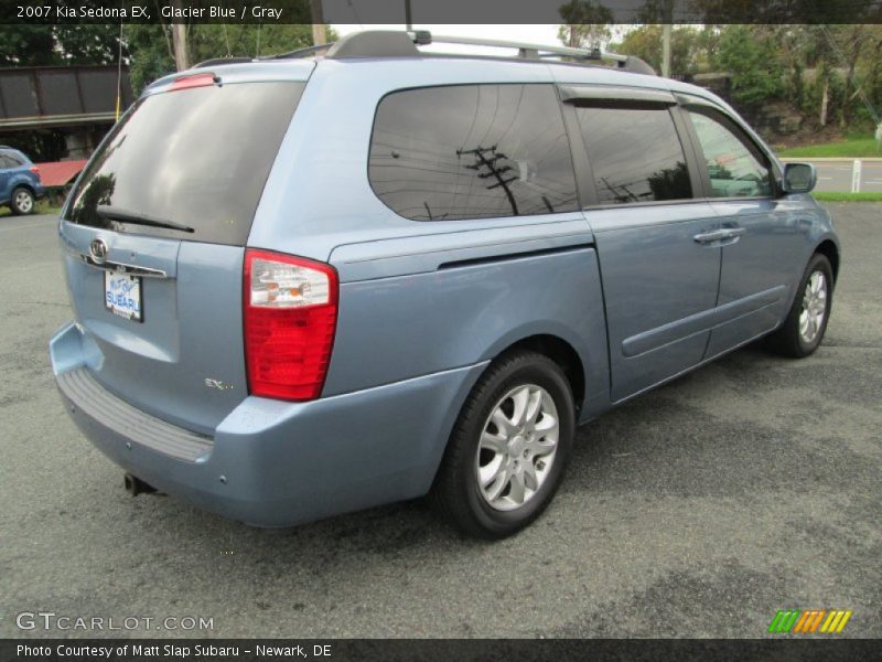 Glacier Blue / Gray 2007 Kia Sedona EX