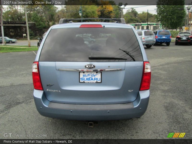 Glacier Blue / Gray 2007 Kia Sedona EX