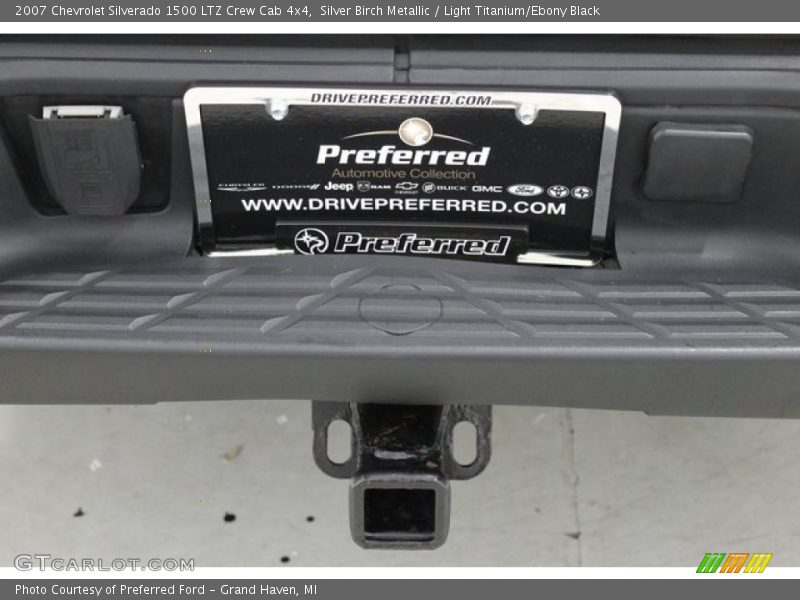 Silver Birch Metallic / Light Titanium/Ebony Black 2007 Chevrolet Silverado 1500 LTZ Crew Cab 4x4