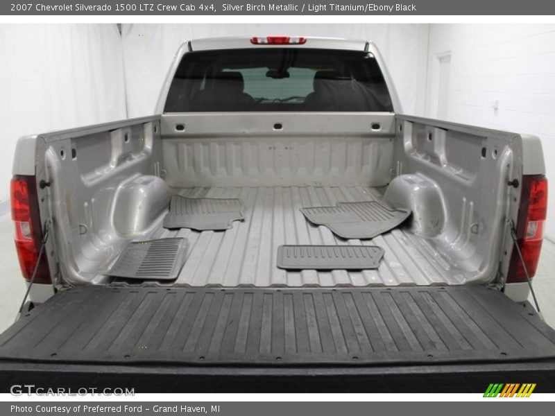 Silver Birch Metallic / Light Titanium/Ebony Black 2007 Chevrolet Silverado 1500 LTZ Crew Cab 4x4
