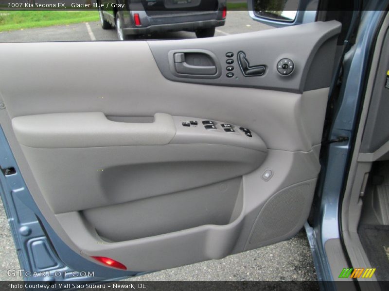 Glacier Blue / Gray 2007 Kia Sedona EX