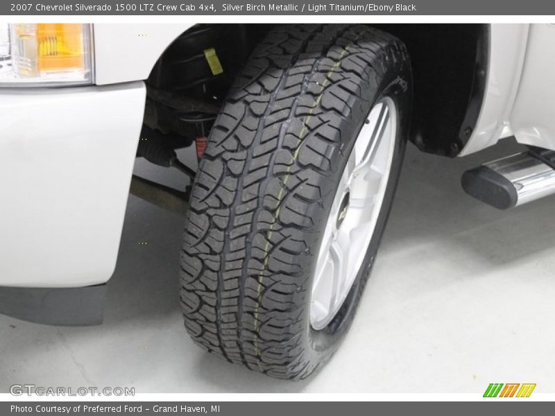 Silver Birch Metallic / Light Titanium/Ebony Black 2007 Chevrolet Silverado 1500 LTZ Crew Cab 4x4