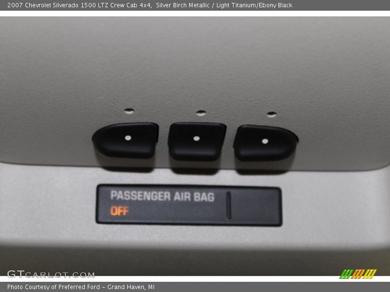 Silver Birch Metallic / Light Titanium/Ebony Black 2007 Chevrolet Silverado 1500 LTZ Crew Cab 4x4