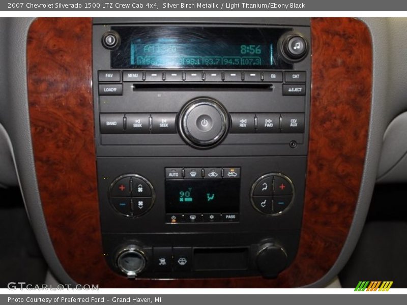 Silver Birch Metallic / Light Titanium/Ebony Black 2007 Chevrolet Silverado 1500 LTZ Crew Cab 4x4