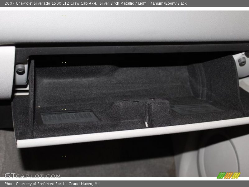 Silver Birch Metallic / Light Titanium/Ebony Black 2007 Chevrolet Silverado 1500 LTZ Crew Cab 4x4