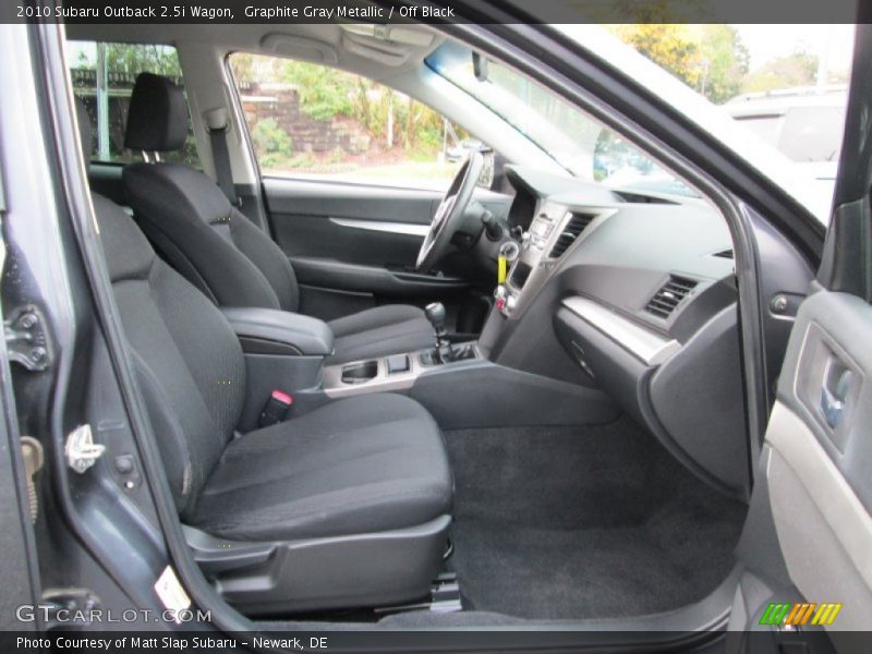 Graphite Gray Metallic / Off Black 2010 Subaru Outback 2.5i Wagon