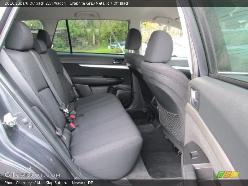 Graphite Gray Metallic / Off Black 2010 Subaru Outback 2.5i Wagon