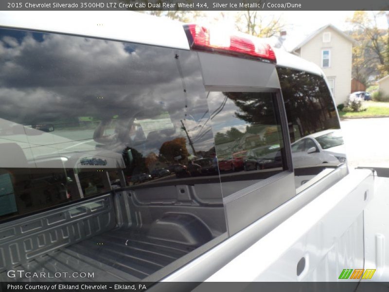 Silver Ice Metallic / Cocoa/Dune 2015 Chevrolet Silverado 3500HD LTZ Crew Cab Dual Rear Wheel 4x4