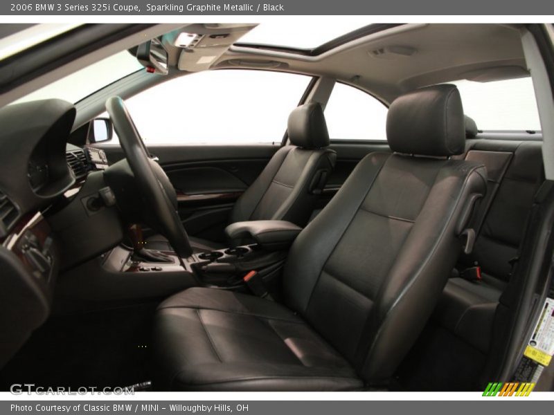 Sparkling Graphite Metallic / Black 2006 BMW 3 Series 325i Coupe
