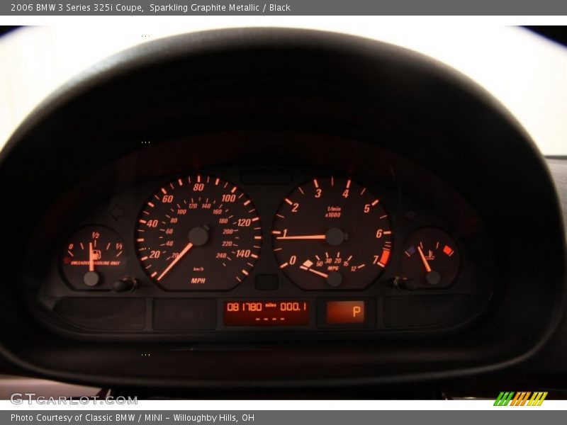  2006 3 Series 325i Coupe 325i Coupe Gauges