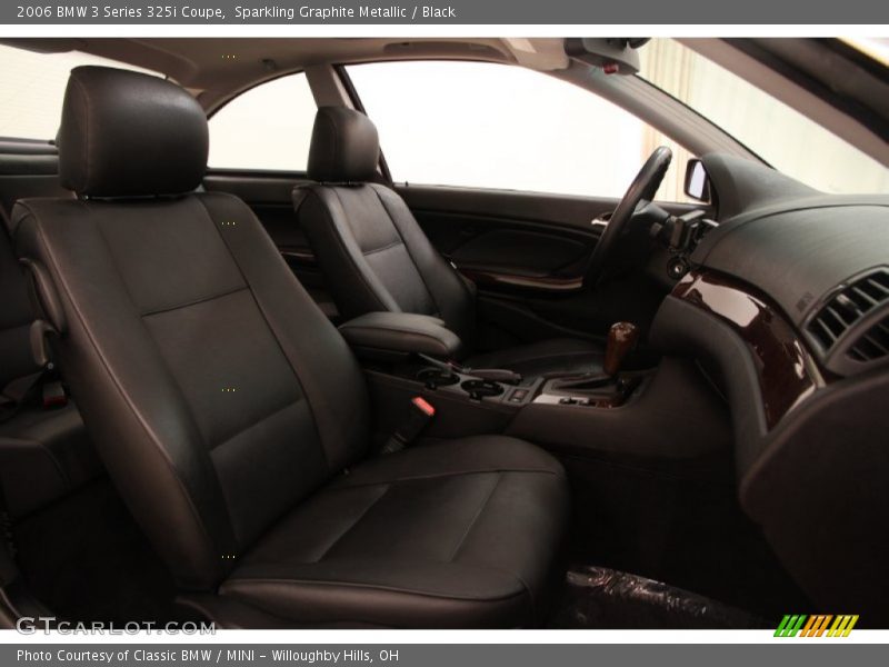 Sparkling Graphite Metallic / Black 2006 BMW 3 Series 325i Coupe