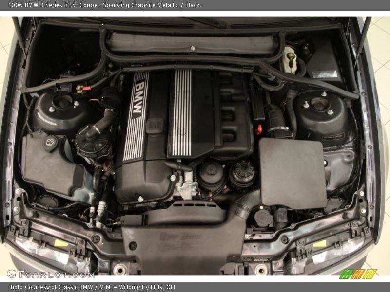 Sparkling Graphite Metallic / Black 2006 BMW 3 Series 325i Coupe
