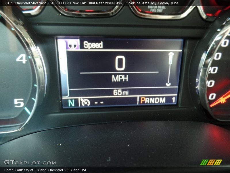Silver Ice Metallic / Cocoa/Dune 2015 Chevrolet Silverado 3500HD LTZ Crew Cab Dual Rear Wheel 4x4