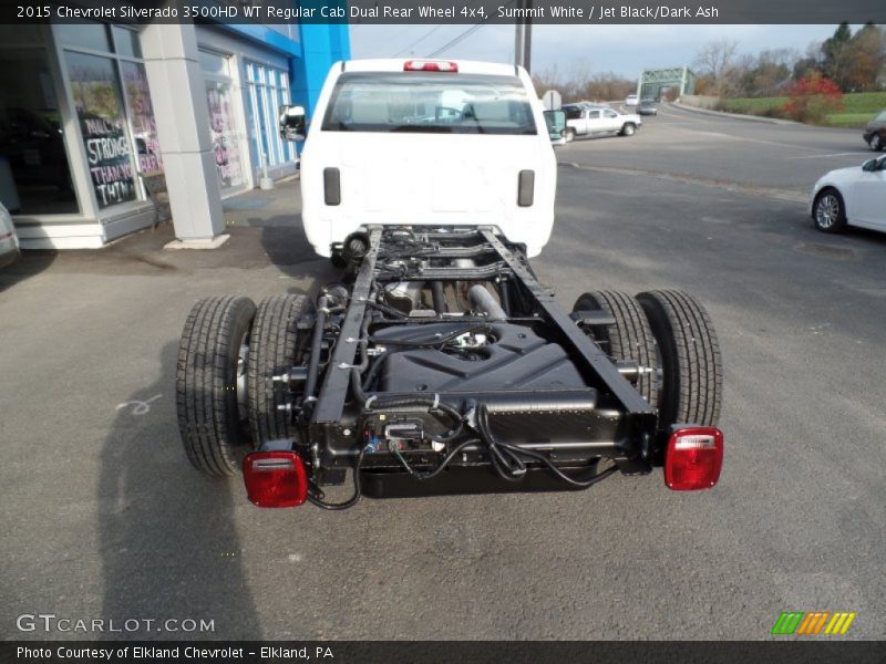 Summit White / Jet Black/Dark Ash 2015 Chevrolet Silverado 3500HD WT Regular Cab Dual Rear Wheel 4x4