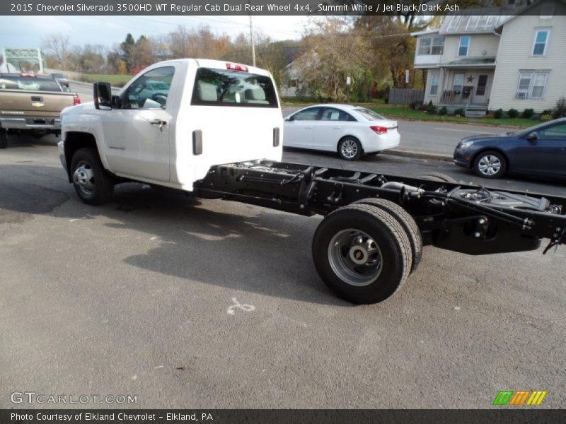 Summit White / Jet Black/Dark Ash 2015 Chevrolet Silverado 3500HD WT Regular Cab Dual Rear Wheel 4x4