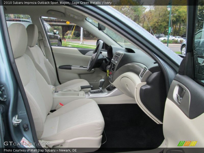 Sage Green Metallic / Ivory 2010 Subaru Impreza Outback Sport Wagon