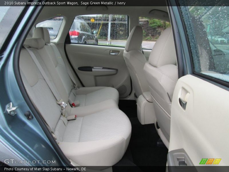 Sage Green Metallic / Ivory 2010 Subaru Impreza Outback Sport Wagon