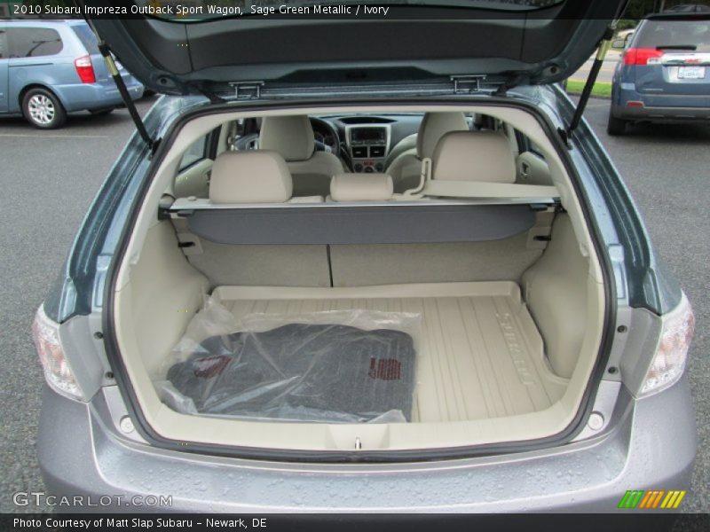 Sage Green Metallic / Ivory 2010 Subaru Impreza Outback Sport Wagon