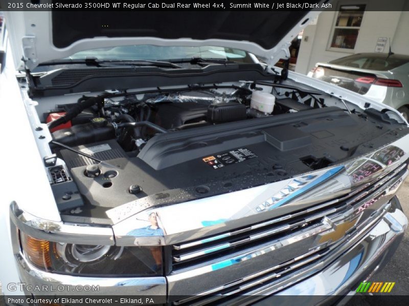 Summit White / Jet Black/Dark Ash 2015 Chevrolet Silverado 3500HD WT Regular Cab Dual Rear Wheel 4x4