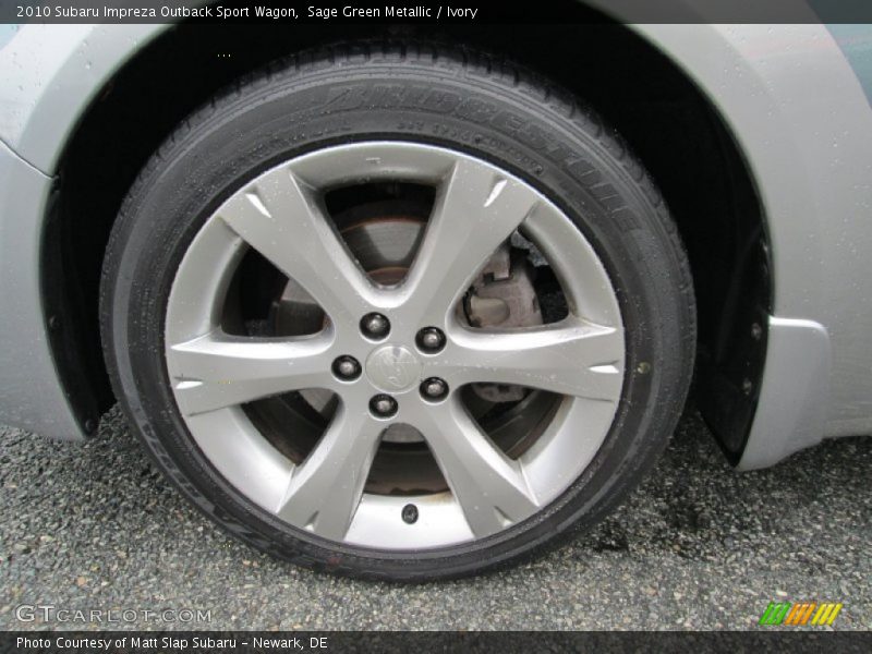 Sage Green Metallic / Ivory 2010 Subaru Impreza Outback Sport Wagon