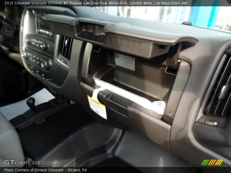 Summit White / Jet Black/Dark Ash 2015 Chevrolet Silverado 3500HD WT Regular Cab Dual Rear Wheel 4x4