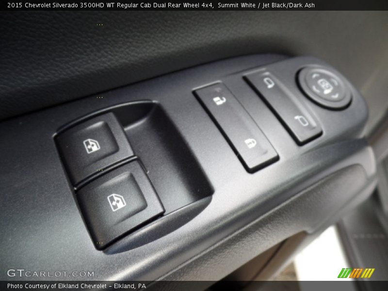 Summit White / Jet Black/Dark Ash 2015 Chevrolet Silverado 3500HD WT Regular Cab Dual Rear Wheel 4x4