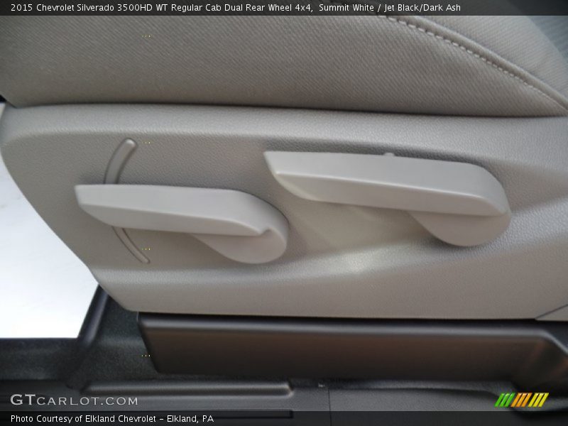 Summit White / Jet Black/Dark Ash 2015 Chevrolet Silverado 3500HD WT Regular Cab Dual Rear Wheel 4x4