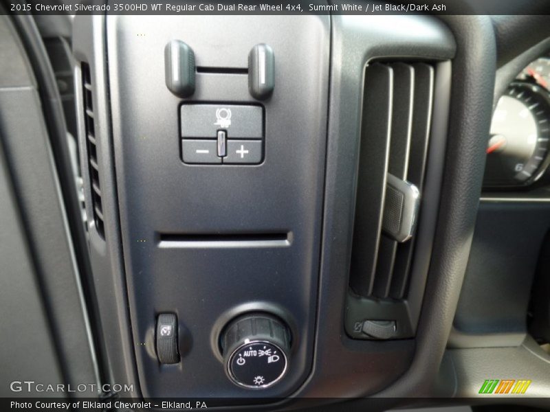 Summit White / Jet Black/Dark Ash 2015 Chevrolet Silverado 3500HD WT Regular Cab Dual Rear Wheel 4x4