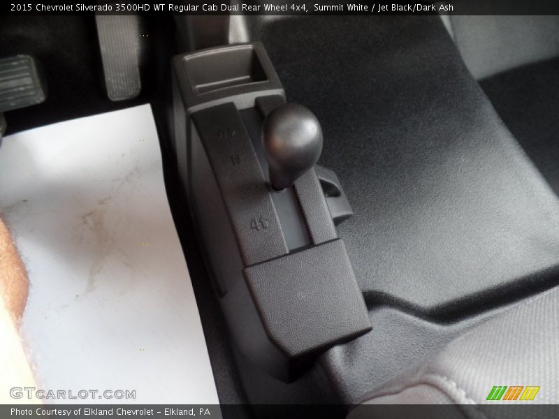 Summit White / Jet Black/Dark Ash 2015 Chevrolet Silverado 3500HD WT Regular Cab Dual Rear Wheel 4x4