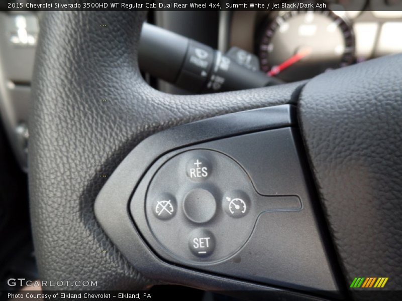 Summit White / Jet Black/Dark Ash 2015 Chevrolet Silverado 3500HD WT Regular Cab Dual Rear Wheel 4x4