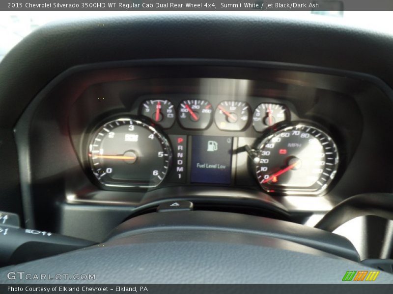 Summit White / Jet Black/Dark Ash 2015 Chevrolet Silverado 3500HD WT Regular Cab Dual Rear Wheel 4x4