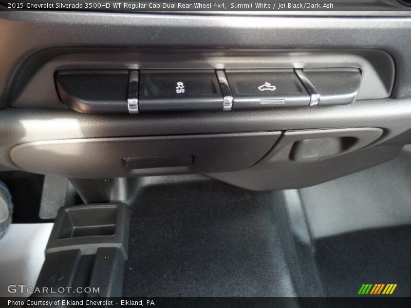 Summit White / Jet Black/Dark Ash 2015 Chevrolet Silverado 3500HD WT Regular Cab Dual Rear Wheel 4x4