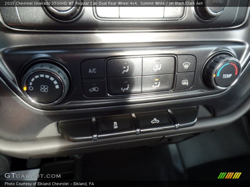 Summit White / Jet Black/Dark Ash 2015 Chevrolet Silverado 3500HD WT Regular Cab Dual Rear Wheel 4x4