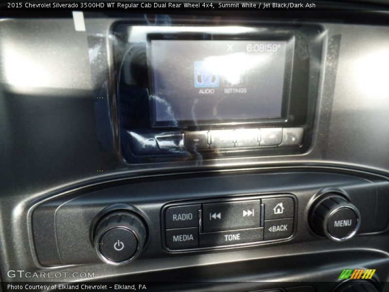 Summit White / Jet Black/Dark Ash 2015 Chevrolet Silverado 3500HD WT Regular Cab Dual Rear Wheel 4x4