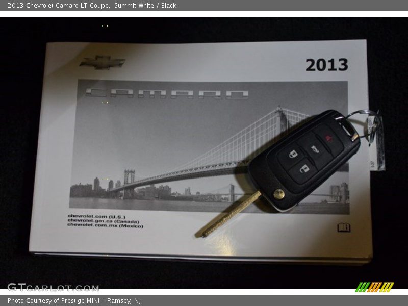 Keys of 2013 Camaro LT Coupe