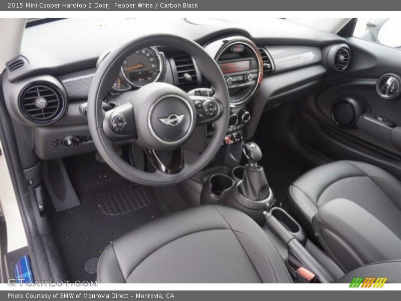 Pepper White / Carbon Black 2015 Mini Cooper Hardtop 2 Door