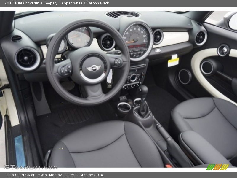  2015 Convertible Cooper Carbon Black Interior